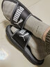 彪马（PUMA）黑白透气魔术贴拖鞋男女家居外穿休闲凉鞋ROYALCAT372280 黑色-石灰色-白-01 43 实拍图
