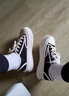 回力（Warrior）官方女鞋帆布鞋秋季百搭板鞋女士厚底增高运动休闲鞋子女米黑38 实拍图