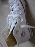 匡威（Converse）男鞋女鞋 ALL STAR系列经典帆布鞋休闲情侣休闲鞋学生板鞋 【厚底增高】中性低帮帆布鞋 A06557 36.5 实拍图