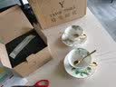 弥生时代 漫游仙境 骨瓷咖啡杯碟 精致英式欧式小田园下午茶 玉兰+百合+山茶[含勺无礼盒】 实拍图