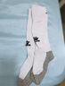 KELME/卡尔美儿童高筒足球袜过膝学生比赛训练毛巾底加厚防滑长筒袜子 白黑-幼儿款（27-32） 实拍图
