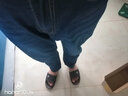 乔诗慧【2件装】牛仔裤男士秋冬加绒裤修身休闲商务弹力男裤直筒宽松裤 009黑色+8010蓝色 33 (2尺6 建议145-155斤） 实拍图