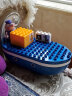 小猪佩奇积木玩具车男孩女孩塑料滑梯套装拼装积木合体玩具套装 猪爷爷的轮船 晒单实拍图