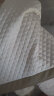 库恩玛维【毛绒面料】2023年冬季仿皮草外套女气质小香棉服棉衣K53103 米白色 S 晒单实拍图