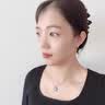 Lnieer925银玫瑰金耳扣耳圈女2026年新款耳钉高级感小众耳环养耳洞耳饰 【S925银】玫瑰金线条耳环 实拍图