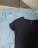 真维斯（Jeanswest）T恤女夏季薄款圆领打底衫内搭短袖纯棉白色纯色上衣百搭薄荷绿2XL 实拍图