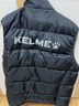 卡尔美（KELME）秋冬运动棉衣男足球训练棉马甲休闲保暖防寒背心棉服棉袄 黑色 3XL 实拍图