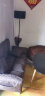 可米熊 懒人沙发踏踏米简易可折叠小户型沙发床网红款卧室阳台小沙发 深棕色（两个抱枕） 实拍图