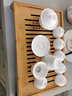瓷牌茗茶具 竹制茶盘家用排水式简约茶台茶大小号茶具茶托干泡盘 中号茶博士排水式 43cm*28cm 实拍图