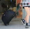瑜品佳 拉杆旅行包出差大容量登机旅行包【大号黑色】可折叠行李包带轮 黑色（大号） 实拍图