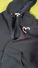 真维斯（Jeanswest）卫衣女春秋季新款外套女开衫连帽情侣男女装上衣服小个子休闲宽松 加绒 藏青 爱心线白_K XL 实拍图