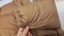 巴拉巴拉童装儿童羽绒服男童女童冬连帽外套加厚宝宝三防萌趣造型 咖啡50853 白鸭绒 100cm 实拍图