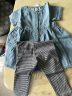 H&M童装婴儿装套装2件式夏季休闲短袖牛仔连衣裙和打底裤0938066 牛仔蓝 73/48 晒单实拍图