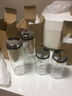 华派玻璃烧烤调料瓶四口撒粉瓶胡椒粉瓶子花椒孜然粉佐料瓶厨房盐罐 调料瓶300ml（2个装） 实拍图
