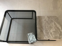 墨素岩板创意方形组合茶几小户型客厅家用轻奢现代简约网红玻璃茶几桌 黑架：灰玻璃80+亮面灰60 整装 实拍图