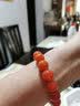 钶洛迪雅天然满色满肉凉山南红手串柿子红樱桃红玛瑙手链男女配饰佛珠手串 凉山樱桃红【水润通透】 12mm 实拍图