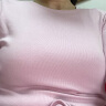 lululemon丨Front-to-Back 女士前后两穿腰部裹带长袖 T 恤 LW3IDJS 粉色牡丹色 4 晒单实拍图