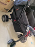 宝宝好703A双胞胎婴儿推车推行可平躺折叠宝宝手推车双人推车稳重牢固 703A-红色 实拍图