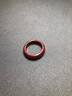 翡可翡可 朱砂戒指男女款原矿晶体砂本命转运戒指平安送女友男友妈妈礼物 内径21MM【晶体砂】 实拍图
