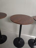 原感吧台桌吧台圆桌酒吧桌椅欧式高脚桌休闲方桌洽谈桌椅时尚阳台 105高圆形 实拍图