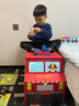 纷朵奇落地书架书柜幼儿宝宝看书创意卡通绘本落地简易收纳储物架 救火小英雄书架TD-12506A 实拍图