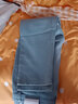 尡韵牛仔裤男夏薄款浅色宽松牛仔裤男士潮牌破洞百搭九分裤子男裤子   0919天蓝 33 实拍图