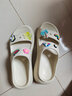 卡骆驰（CROCS）经典泡芙凉鞋舒适耐磨坡跟泡芙鞋户外拖鞋|207670 骨白色-2Y2(含智必星) 39 (240mm) 实拍图