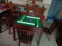 卡艺拉【卡艺拉送货上楼上门安装】家用实木折叠麻将机电动可带餐桌茶几 K5中式胡桃色五件套 实拍图