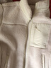 无印良品 MUJI 男女通用 羊羔绒 拉链夹克 毛绒加绒厚外套 秋冬季 浅米色 XXS-XS 实拍图