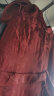 俞兆林妈妈装夏装连衣裙中老年女装新款夏季新款中式裙子时尚母亲节礼物 51红色 (短袖) XL (推荐110-120斤) 晒单实拍图
