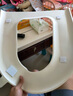 恒耐达马桶垫防水四季通用家用马桶坐垫手提坐便套粘贴式加厚可水洗卡通 布朗猫+邦尼兔 实拍图