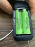 松下（Panasonic）松下18650充电锂电池3400mah大容量3.7V强光手电筒通用小头灯 2节平头【3400毫安】 晒单实拍图