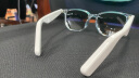 朗科智能音频眼镜感光变色镜片 蓝牙耳机 防尘防水 带麦可通话 苹果安卓手机通用可替换近视镜片 白色 实拍图