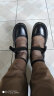 澳曼琳坡跟真皮小码32码单鞋防水台松糕厚底妈妈鞋大码40-43码女鞋 黑色 39 晒单实拍图