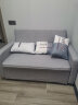 欧荷家具 沙发床 可储物折叠沙发床小户型两用布艺沙发多功能北欧 1.4米三面乳胶豪华储物款 实拍图