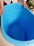捷贝加厚大人泡澡桶成人沐浴桶塑料浴缸家用小户型洗澡桶全身浴盆可坐 【加高】蓝色-无盖+大礼包 实拍图