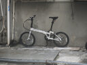 欧亚马 OYAMA折叠自行车20寸12速铝合金折叠车架男女款天际-M500D 白色 实拍图