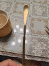美厨（maxcook）304不锈钢咖啡勺 搅拌勺匙长柄搅拌棒小甜品勺子 金色MCGC2083 实拍图