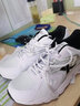 特步男鞋运动鞋男秋季运动户外跑步鞋男轻质皮面减震旅游鞋休闲鞋 帆白/山岚绿/猫眼灰 (皮面保暖) 43 实拍图