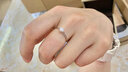 周六福钻戒女求婚至简K金钻石戒指KGDB021047约20分I-J/SI 14号生日礼物 实拍图