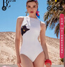 范德安（BALNEAIRE）【倪妮/牟星】时尚系列连体泳衣女士海边时尚防晒性感 60742  图片色 S 实拍图