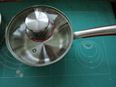 铿锵316不锈钢奶锅家用日式雪平锅煮奶煮面无涂层辅食锅婴儿煎煮一体 蒸格【316钢 特厚】 18cm 实拍图