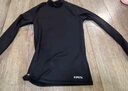 迪卡侬（DECATHLON）儿童紧身衣保暖训练服儿童运动透气速干衣秋长袖内衣KIL 紧身衣 - 经典黑 -不加绒 140 （8-9岁 131-140） 实拍图