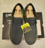 斯凯奇（Skechers）男鞋夏季商务休闲鞋季百搭时尚帆布鞋舒适复古一脚蹬66387 黑色/BLK 42.5 实拍图