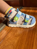 牧童童鞋宝宝凉鞋女夏季1-5岁婴儿机能学步鞋男童软底包头防踢步前鞋 海洋蓝 18码 鞋内长13.5cm 实拍图