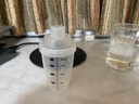 YAMADA 日本进口摇摇杯蛋白粉调配手摇杯透明刻度计量杯调酒杯药品调配杯搅拌杯奶茶奶昔果汁杯饮水杯 透明 200ml 实拍图