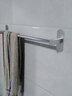 淋浴房拉手卫生间玻璃门拉手304不锈钢浴室移门把手孔距440扶手冲凉房浴室门把手无框玻璃L型145 22管400拉手/202款 实拍图