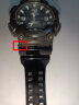 适用于卡西欧casio gshock树脂手表带GA-110GB GD120 700 400橡胶表带 黑色银扣 实拍图