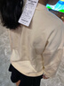 真维斯儿童卫衣女童2025秋季新款薄款舒适套头衫中大童洋气可爱百搭秋装 【纯棉卫衣】杏色（画家熊） 140 实拍图