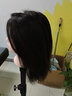 卡美丝美发头模全真发理发专用公仔模特头剪发练习假人头模型烫染吹模具 优质14英寸黑色系 小支架+鳄鱼夹+针尾梳 实拍图